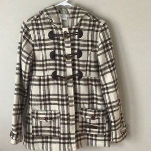 Rip Curl plaid coat . Euc